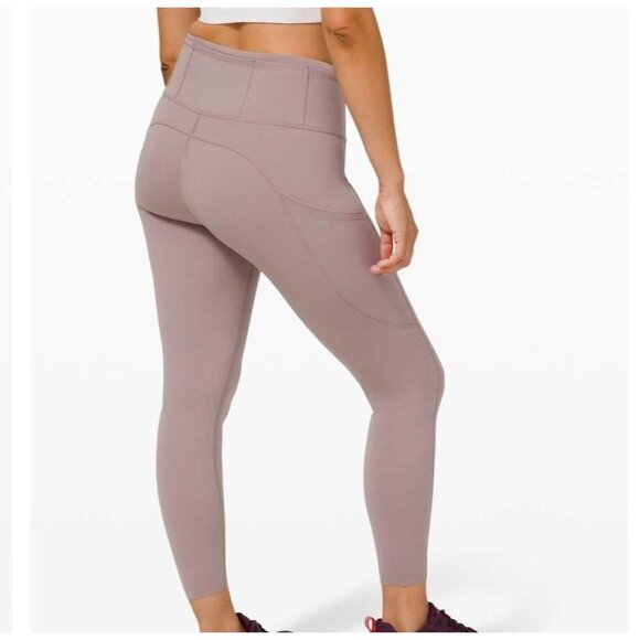 Lululemon Fast & Free High-Rise Tight 10 Violet Verbena 25" Nulux - Picture 1 of 10